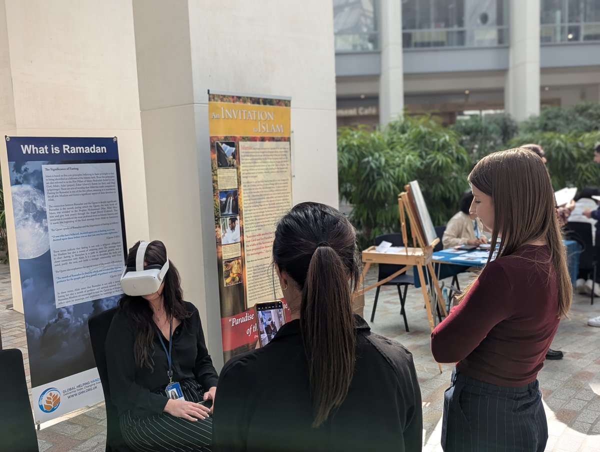 ExhibitionIslam's tweet photo. Islam Exhibition at British Airways Headquarters – A Journey Through History and Culture

An inspiring Islam Exhibition was held at the #BritishAirways HQ in London, in collaboration with #ExhibitionIslam. https://t.co/rV71nuKGVa