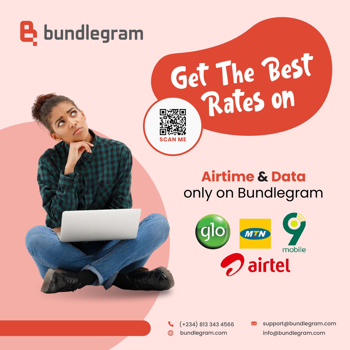 BundlegramNG's tweet image. Stop overpaying for data &amp;amp; airtime 😤
Get the best rates only on Bundlegram 🔥

✅ Fast top-up
✅ Affordable bundles
✅ Instant delivery

Save more, scroll more 📲💸
#Bundlegram #CheapData #TopUpSmart #StayConnected