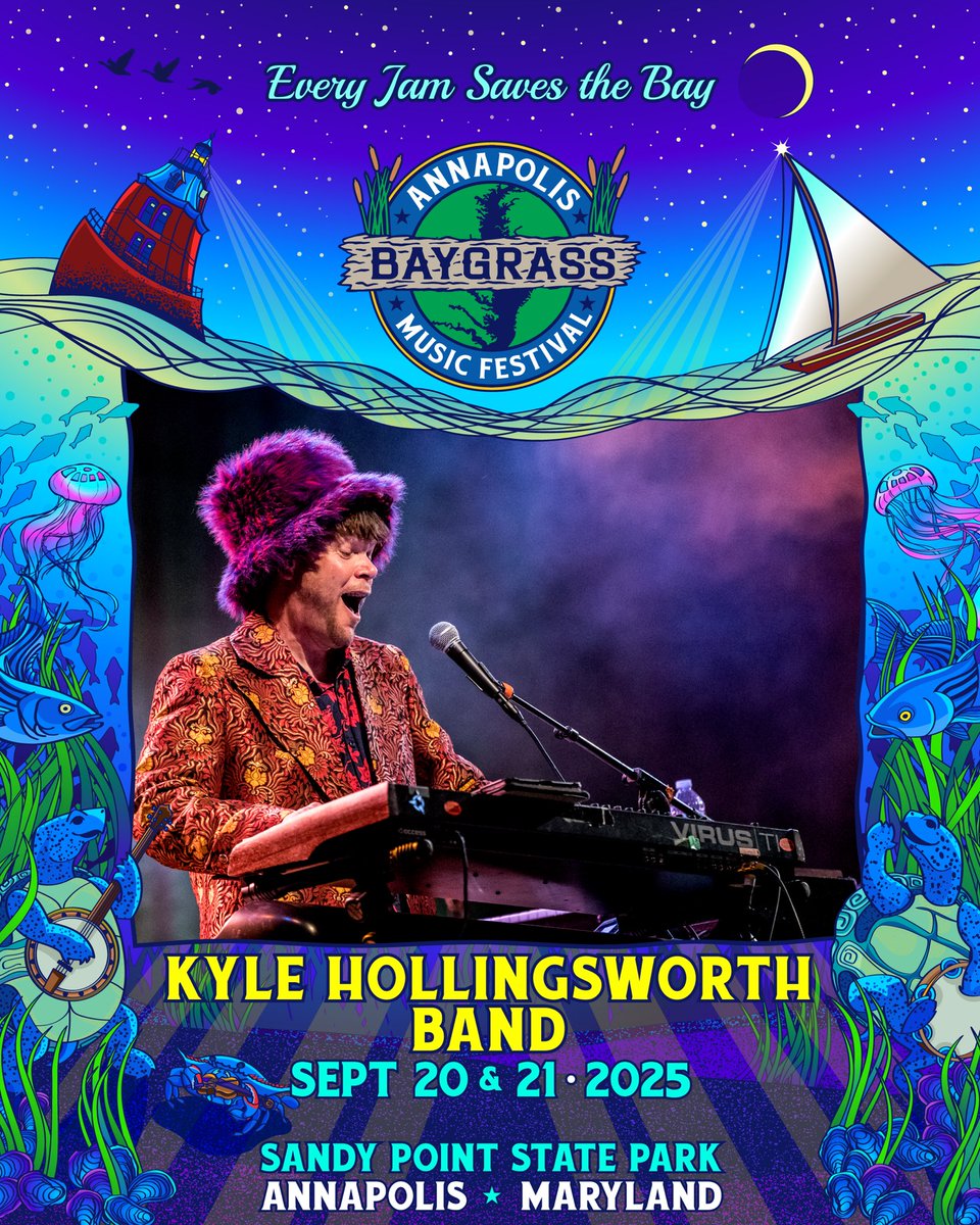 Kyle Hollingsworth (@kyleonkeys) on Twitter photo Heading back home to Maryland with KHB for <a href="/baygrassfest/">Annapolis Baygrass Festival</a>! Catch us at Sandy Point State Park on September 20 & 21 🦀
baygrassfestival.com/tickets/ Heading back home to Maryland with KHB for <a href="/baygrassfest/">Annapolis Baygrass Festival</a>! Catch us at Sandy Point State Park on September 20 & 21 🦀
baygrassfestival.com/tickets/