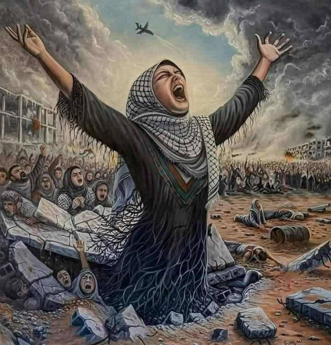 اُكتُبْ عن غزَّة كأنَّكَ الوحيد الذي عليه أن يُوثِّقَ دماء أهلها

#طلال_السلماني
#غزة_تُباد