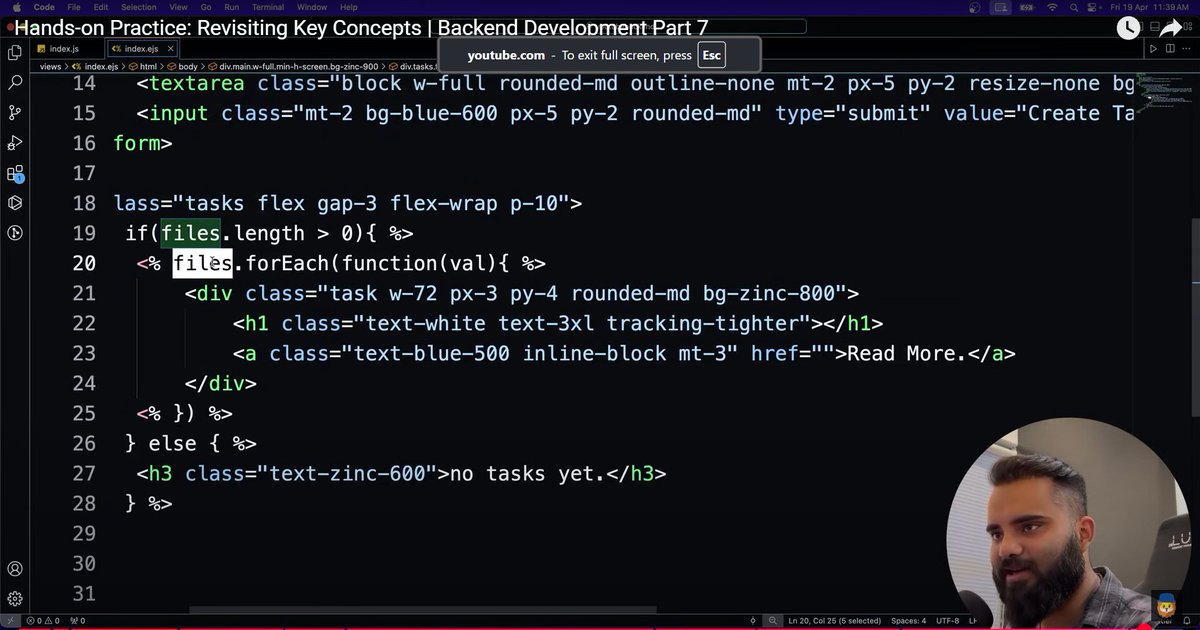 anmolbajpai164's tweet image. Nodejs series
Day 8 Hands-on Practice: Revisiting Key Concepts
💻 Practice makes perfect... or at least less undefined
@harshbhaiyaa @sheryians_
#30daycoding #WebDevDaily