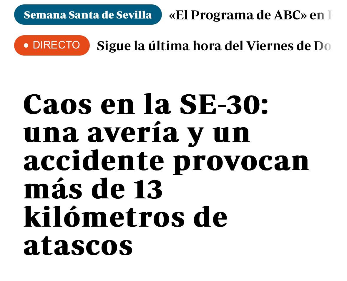 Señor <a href="/oscar_puente_/">Oscar Puente</a>, en lugar de hacer bromas sobre el alcalde de Sevilla podría dedicarse a arreglar los problemas del viario. 

Muchas gracias.