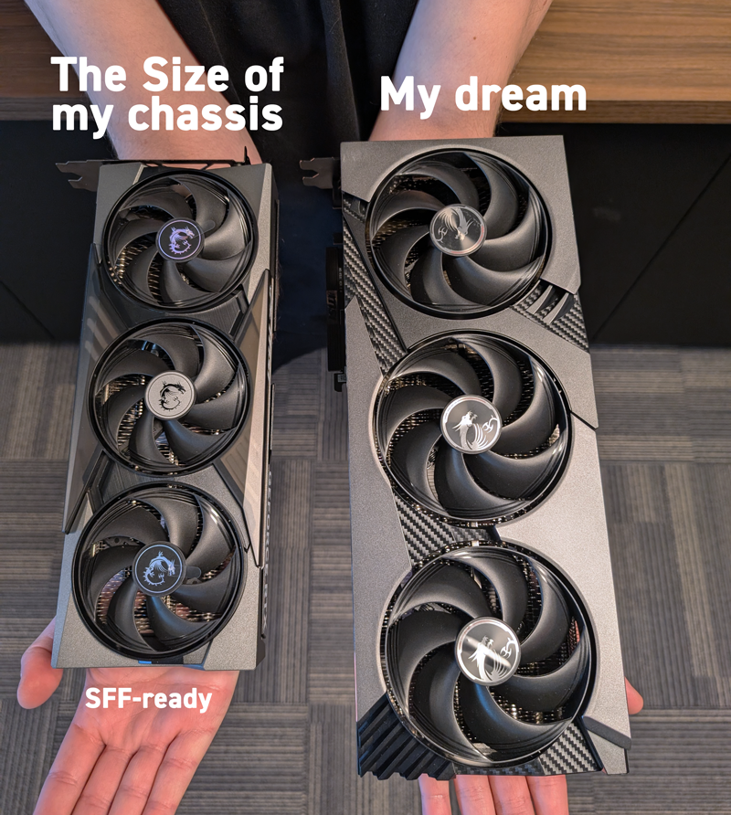 MSI__UK's tweet photo. Do you feel the same way as I do? ๐Comment below.โฌ๏ธ
This oneโs #SFFReady โ should be more than good enough, I suppose > https://t.co/PciH02Y6Eq
#MSImeme #GraphicsCard https://t.co/a9gR8FJJwn