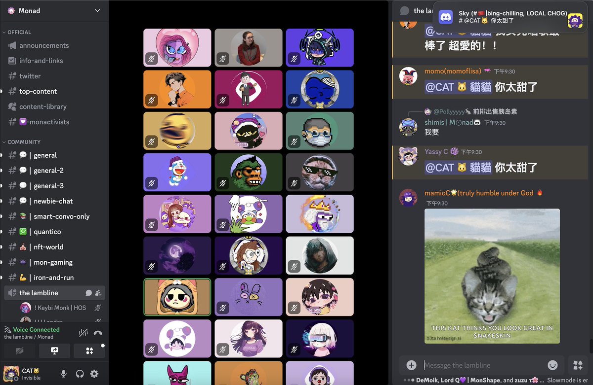 Huge thanks to <a href="/huahua3843/">huahua ⨀</a> <a href="/Pican0_o/">Picano🐼(💜,💜)</a> <a href="/cocobaby820/">💜yzz(mainnet arc)</a> <a href="/y77Jerry/">77 (mainnet arc)</a> and <a href="/mikeinweb/">MIKEWEB</a> for the awesome event! 💜 Insulin’s on me next time Heheeee

感謝我父母 感謝主持人 感謝MONAD 感謝投票給我的大家 嘻嘻 下次胰島素算我的 💜 

<a href="/monad_xyz/">Monad</a>