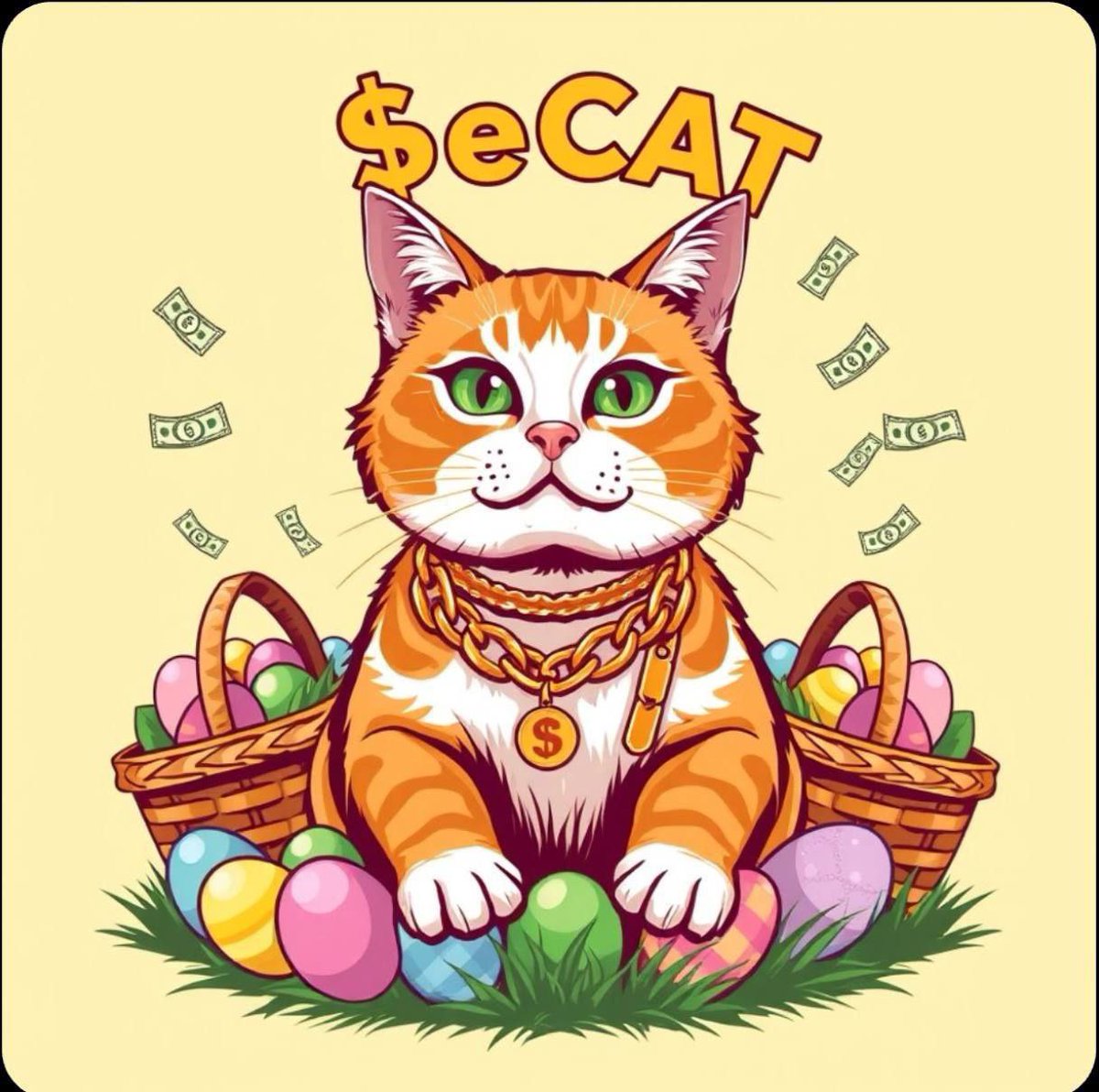 sapdools's tweet photo. 📣 HUGE ANNOUNCEMENT 📣
Hold $eCAT & earn BIG this Easter!
• 7% bonus by holding until April 16 • 15% bonus by holding until April 19 • Whales (20M+ $eCAT) get DOUBLE: → 14% on Apr 16 → 30% on Apr 1

Stack. Hold. Earn.

CA:

BzPEYXYqRbmdtWu86tzrf6iWvzVK7aw7HZQWLLaku5T7
 #eCAT #airdrop #crypto #EasterBonus