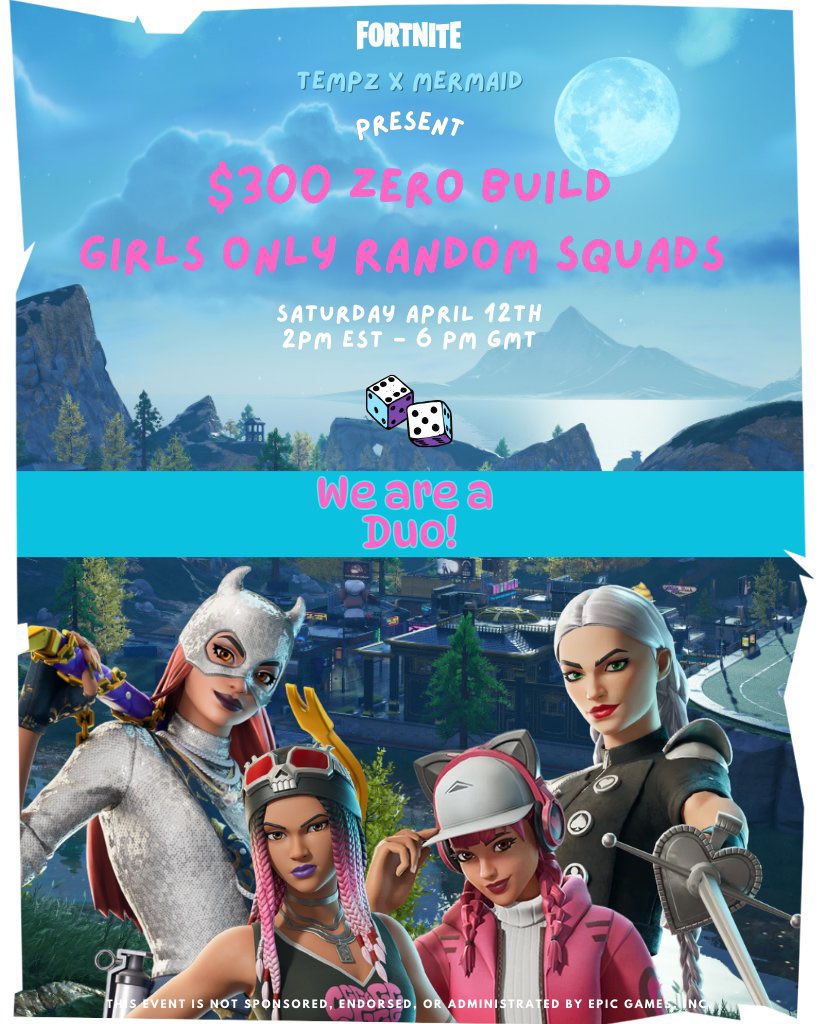 So exited to be playing this with Greek sistra <a href="/EvaOnLag/">GreekRussianGirl</a> 
tysm <a href="/mermaidhits/">Mᴇʀᴍᴀɪᴅ</a> <a href="/scrimsbytempzzz/">tempzzz</a> for the spot! 🥰
