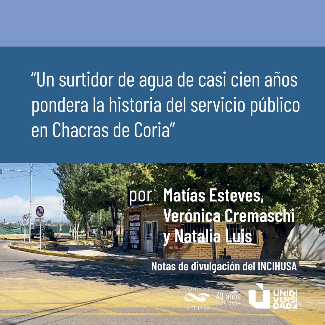 Divulgación INCIHUSA - CONICET tweet media