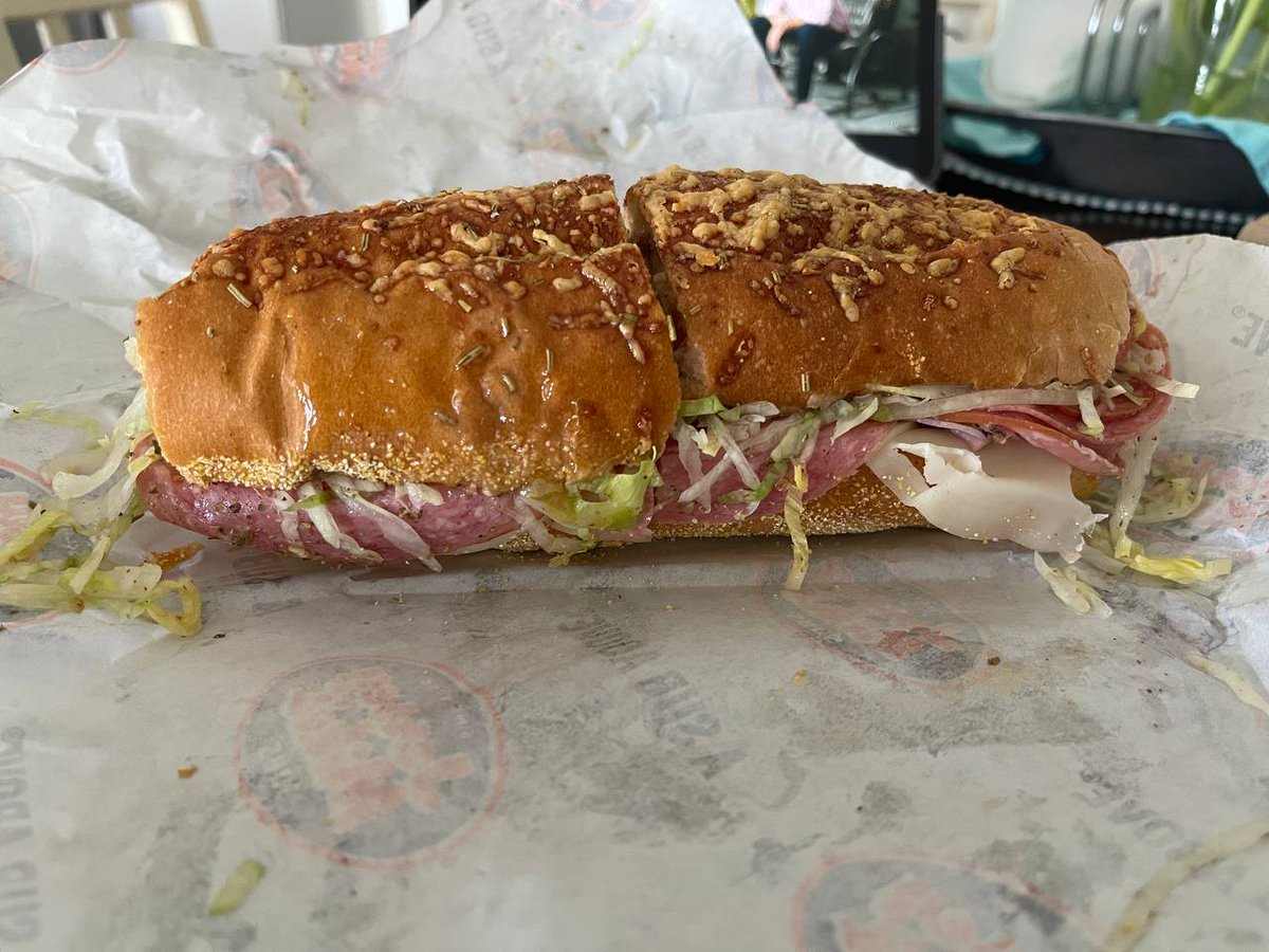 JRussUT's tweet photo. @SUBWAY Come on, you can do better than this. Has there ever been a sadder philly steak sandwich? Sharing competitor's Italian sandwich for comparison. At least theirs matches their marketing images. https://t.co/waYNlIIXUa