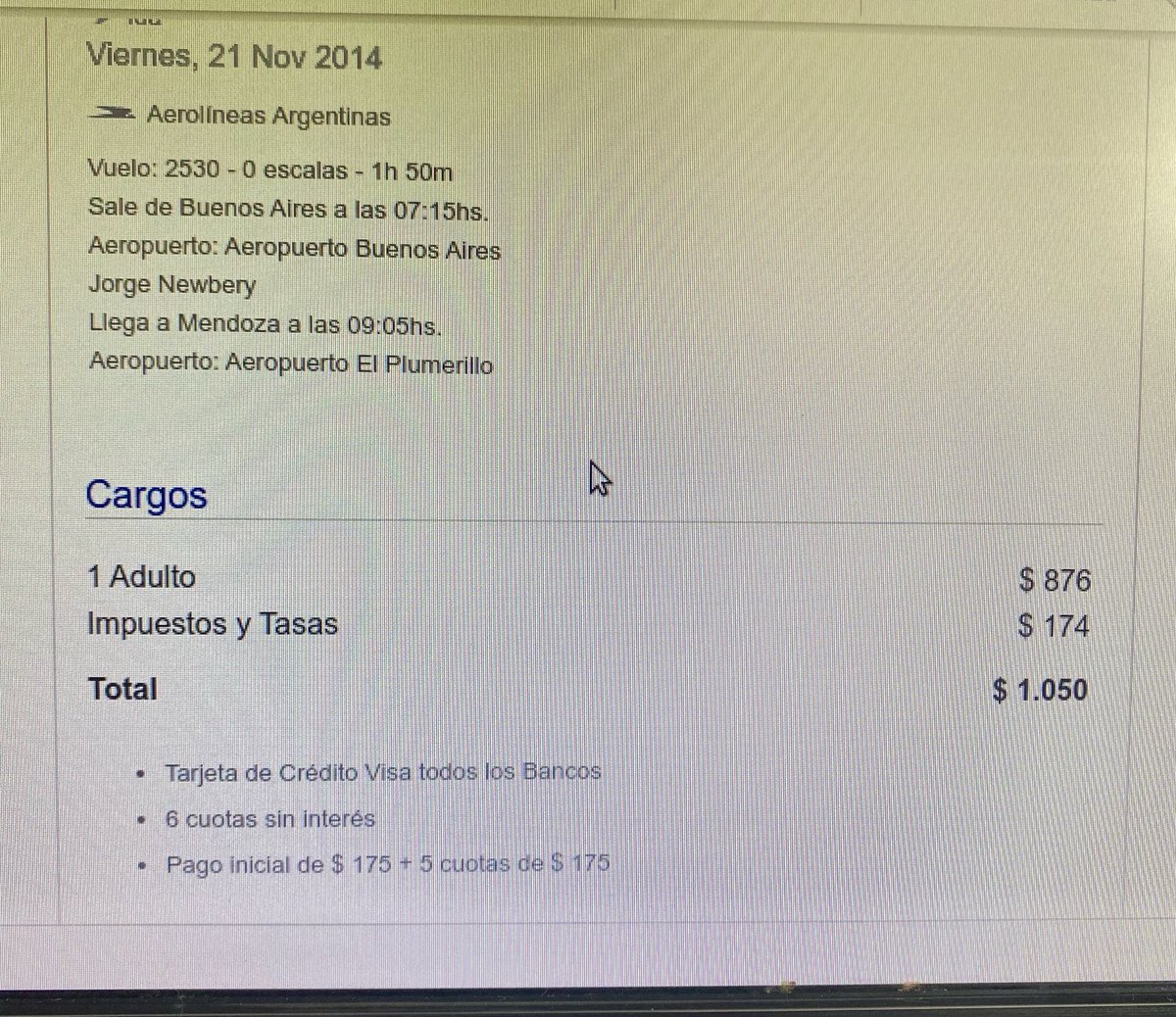 Año 2014 1050$ Ahora 42000$. Explícale a un extranjero.