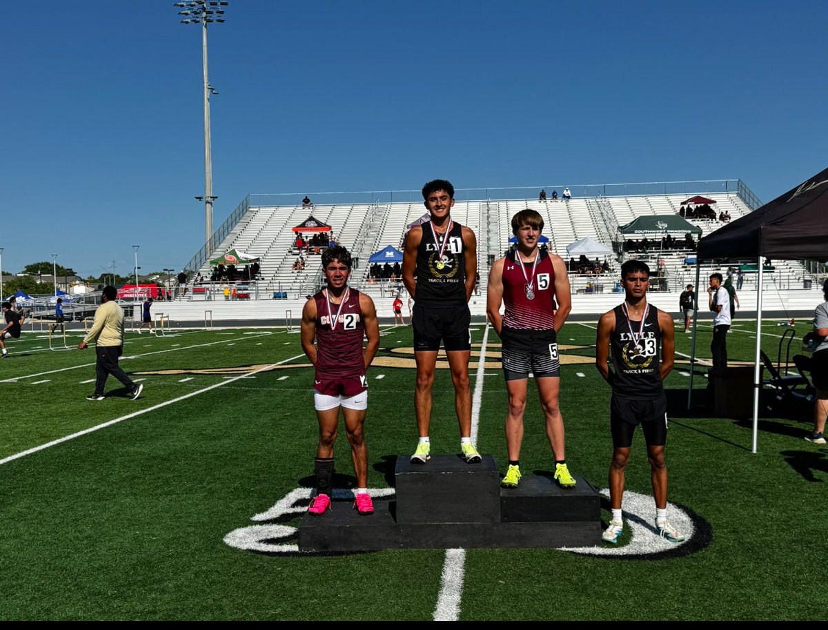 Sebastian Garcia (@sebastiang_0127) on Twitter photo Area Meet Results:
800m – GOLD 2:00.20 PR🔥
4x4 – BRONZE 3:30.66
REGIONALS UP NEXT.
This season’s far from over. Let’s work.
#REPRESENT <a href="/LoriLwilson23/">Lori Wilson🖤☠️💛</a> <a href="/LytleTrack/">Lytle Track & Field</a> Area Meet Results:
800m – GOLD 2:00.20 PR🔥
4x4 – BRONZE 3:30.66
REGIONALS UP NEXT.
This season’s far from over. Let’s work.
#REPRESENT <a href="/LoriLwilson23/">Lori Wilson🖤☠️💛</a> <a href="/LytleTrack/">Lytle Track & Field</a>