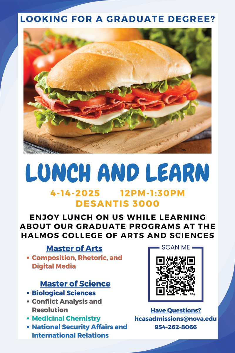 Halmos College of Arts & Sciences tweet media