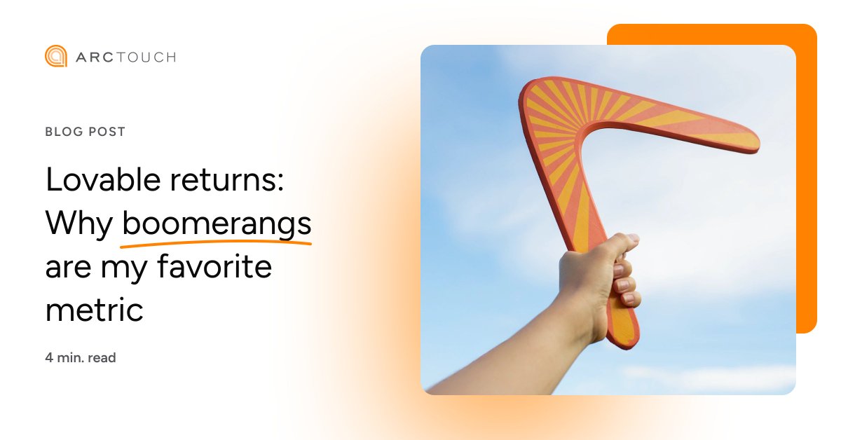 ArcTouch (@arctouch) on Twitter photo Why are "boomerangs" our favorite metric at ArcTouch? Because, as CEO <a href="/afingerman/">Adam Fingerman</a> explains, lovable experiences bring clients and employees back.
➡️ arctouch.com/blog/lovable-b…
#Boomerangs #EmployeeExperience #AppDevelopment Why are "boomerangs" our favorite metric at ArcTouch? Because, as CEO <a href="/afingerman/">Adam Fingerman</a> explains, lovable experiences bring clients and employees back.
➡️ arctouch.com/blog/lovable-b…
#Boomerangs #EmployeeExperience #AppDevelopment