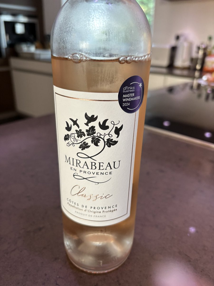 Life is simple …. Sunshine, watching the sun go down anywhere in the world, and decent wine! 
Mirabeau rosé has been a firm favourite for a few years now …. Oh! And not forgetting having a great hairdresser! Long day at work and my hair is still gorgeous and shiny! Thank you