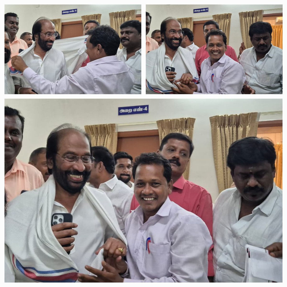 DrJSelvakumar's tweet photo. துணைப் பொதுச்செயலாளர் நாடாளுமன்ற நாயகரை  கடலூரில் சந்தித்த தருணம் https://t.co/XSYzmQCLsi