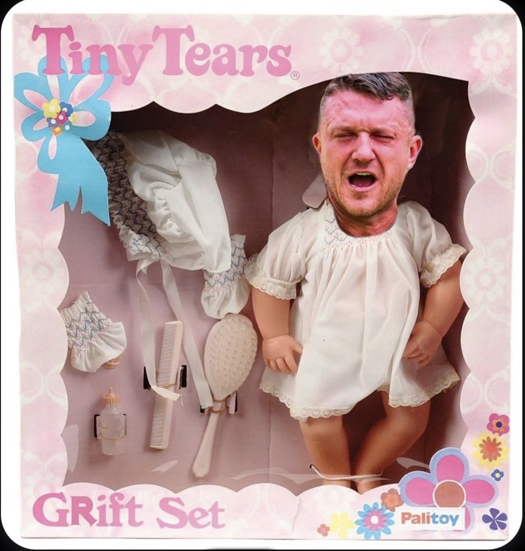 BrexitBuster's tweet photo. @AndyPlumb4 So have they confiscated his flat screen TV and fluffy slippers?
#TinyTears https://t.co/XhLb4d8MWf