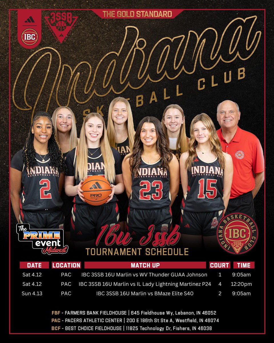 Indiana Basketball Club 16U 3SSB (@ibc16u3ssb) on Twitter photo These ladies are back at it this weekend at <a href="/SelectEventsBB/">Select Events Basketball</a> The Prime Event!! <a href="/IBCWBB/">Indiana Basketball Club</a> <a href="/FiveStateHoops/">Chuck Thompson</a>
<a href="/AvaRichie22/">Ava Richie</a> <a href="/KenzieHoops33/">Mckenzie Chapman ’27⛹🏼♀️🏀</a>
<a href="/ivy_henderson09/">Ivy Henderson</a> <a href="/EmilyZack2027/">Emily Zack</a>
<a href="/Emmatinder2027/">Emma tinder</a> <a href="/MacPierce2027/">MacKenzie Pierce</a>
<a href="/ReaganHuss/">Reagan Huss</a> <a href="/BrooklynRober1/">Brooklyn R. Roberts</a> These ladies are back at it this weekend at <a href="/SelectEventsBB/">Select Events Basketball</a> The Prime Event!! <a href="/IBCWBB/">Indiana Basketball Club</a> <a href="/FiveStateHoops/">Chuck Thompson</a>
<a href="/AvaRichie22/">Ava Richie</a> <a href="/KenzieHoops33/">Mckenzie Chapman ’27⛹🏼♀️🏀</a>
<a href="/ivy_henderson09/">Ivy Henderson</a> <a href="/EmilyZack2027/">Emily Zack</a>
<a href="/Emmatinder2027/">Emma tinder</a> <a href="/MacPierce2027/">MacKenzie Pierce</a>
<a href="/ReaganHuss/">Reagan Huss</a> <a href="/BrooklynRober1/">Brooklyn R. Roberts</a>