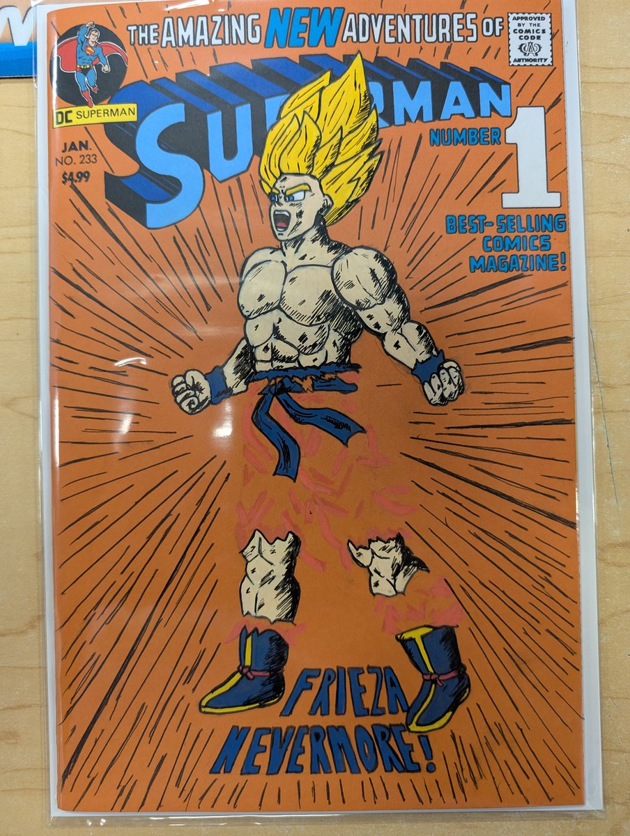 Superman homage with Goku I just did

#dccomics #DragonBall #DragonballDaima #DragonBallSuper #DragonBallZ #Superman