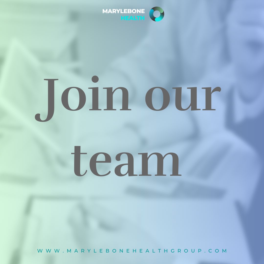 Marylebone Health Group (MHG) (@mhglondon) on Twitter photo Looking for physiotherapists, soft tissue therapists and Front of House support! Head to linked in for the details or contact us on info@marylebonehealthgroup.com Looking for physiotherapists, soft tissue therapists and Front of House support! Head to linked in for the details or contact us on info@marylebonehealthgroup.com