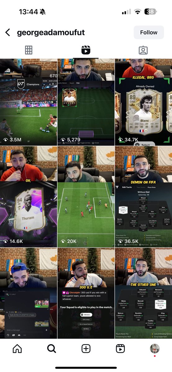 Last 30 days on TikTok and Instagram Reels with <a href="/GAdamou10/">FUTWIZ ADAMOU</a>