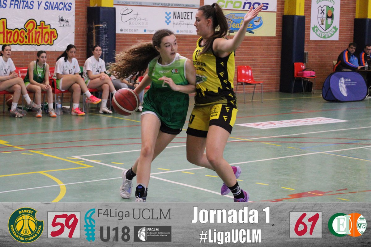 fbclm's tweet photo. #LigaUCLM🚺 |  Final Partido | Jornada 1
🏀 @BASKETCERVANTES 59-61 @CEIToledo 
CEI Toledo se lleva la primera victoria de la Fase en una intensa y agónica prórroga
💻Streaming👇
https://t.co/OUe5JfgnYU
📊STATS by @SwishAllHoops
📸Flickr FBCLM
#PasionXBasketCLM https://t.co/J4iQDdkt4n