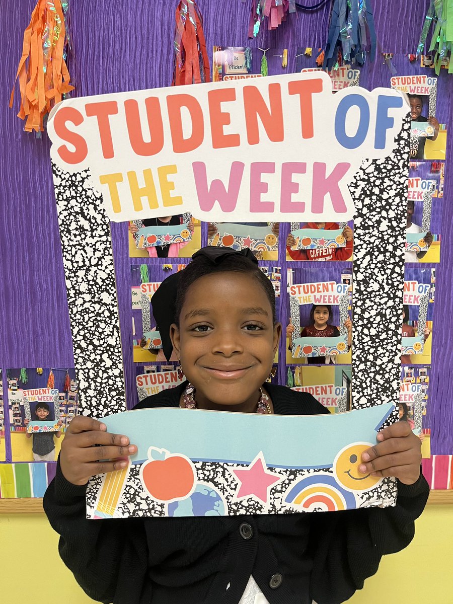 Congratulations to our second grade student of the week, Queen!

Queen has a positive attitude and works hard every day at school. Queen also encourages others to work hard and follow school expectations!