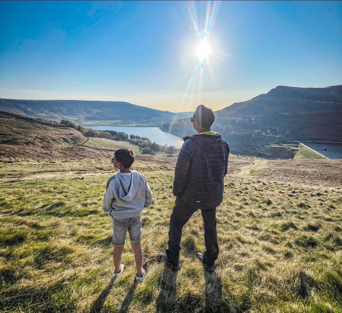 Starting him young. He and my niece (not in the photo) have informed me that once I’m old and retired, they’ll handle the mountaineering. Nice to know I’ve got a succession plan… and a reminder that I’m aging!

#PeakDistrict #outdoors #Hiking #Trekking #Views