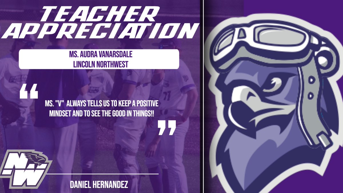 THANK YOU, TEACHERS‼️

Daniel Hernandez selected LNW Social Studies Teacher Ms. Audra VanArsdale‼️
#StudentAthlete #TeacherAppreciaiton