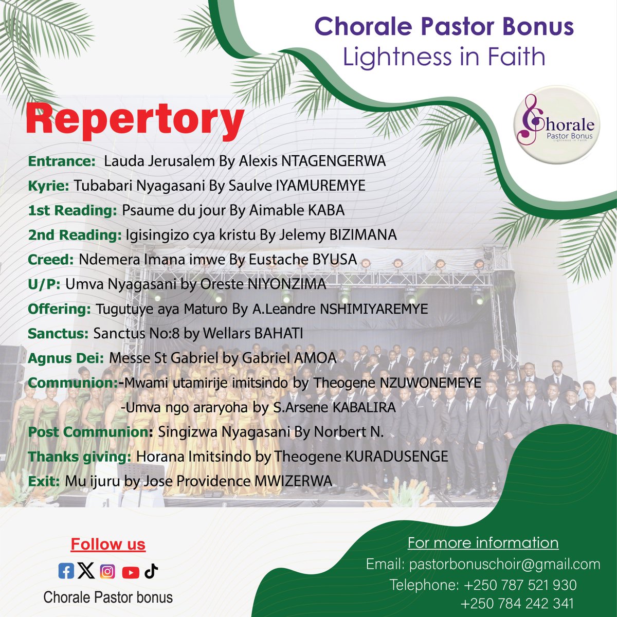 Pastor Bonus Choir tweet media