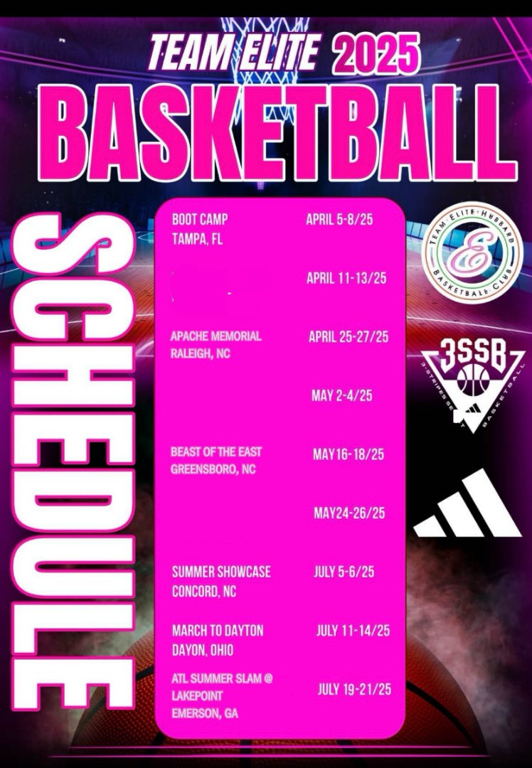 Here is our 2025 Travel Schedule