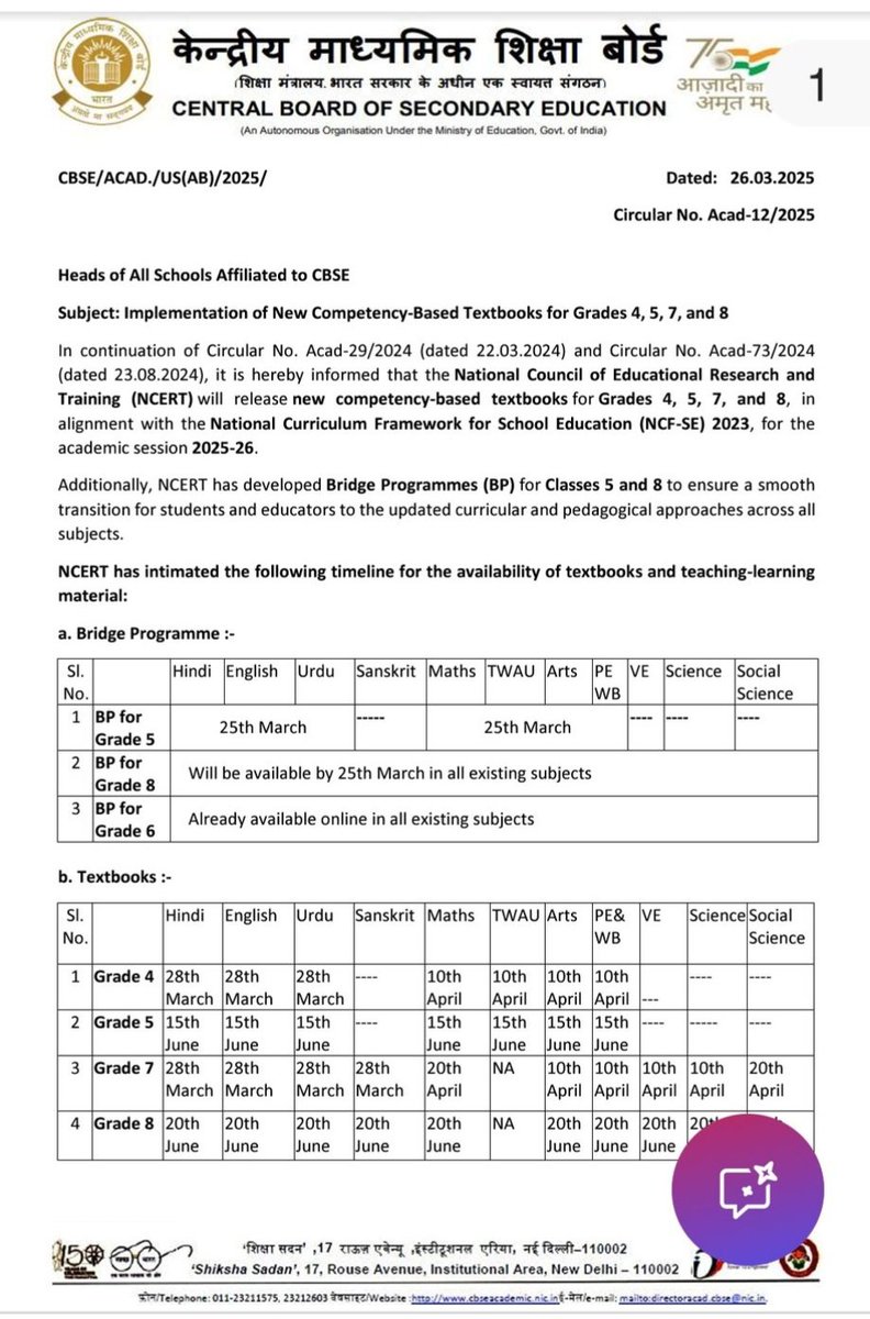 Chhonker01's tweet photo. Will anyone raise issue of non availability of NCERT books? Revised new books of class 7th are still not published and session has already begun. CBSE has no answer. This was the schedule given and still no sign of books.
#विस्थापन_में_समतुल्य_भूमि
 @cbseindia29_bbr @cbserodehradun  @EduCUCouncil
@myogiadityanath @CMOfficeUP @UPGovt @InfoDeptUP @ChiefSecy_UP @spgoyal @CommissionerMe3 @dmgbnagar @CeoYeida @YamunaAuthority @dr_maheshsharma  @yadavakhilesh @RakeshTikaitBKU @DhirendraGBN  @aajtak @ndtv @htTweets @DainikBhaskar @AmarUjalaNews @ZeeNews @BJP4india @BJP4UP @Mayawati @INCIndia @Chhonker01 @TOIIndiaNews @TOIDelhi @TOINoida @AmarUjalaNews @DainikBhaskar @JagranNews
@dimpleyadav @narendernagar63 @SudhirbhatiSP @NewsNation
@NewsStateHindi @htehelkanews @CNNnews18 @DivyaTiwari57  @Aajka_mudda @himanshu_kanpur @FederalBharat  @tricitytoday @junadakhtar1 @janabkhan08 @Gaganmanch @NewsNationTV