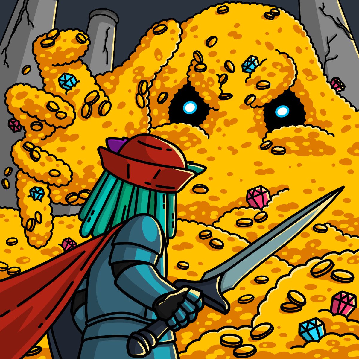 pyratefun's tweet photo. Damn was stealing gold always that hard? 💀

$PYRATE https://t.co/uKrs4dzVzM