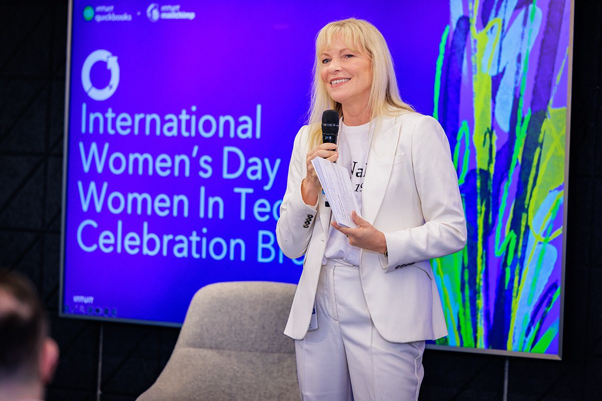taggstartalk's tweet photo. Last month our CEO Marjorie Leonidas joined a panel of powerhouse women to celebrate #InternationalWomensDay. 👩🏼‍🤝‍👩🏿 This was followed up by the ladies of Taggstar joining forces to brainstorm ideas to create change in the workplace! 
#InternationalWomensDay #Women https://t.co/v7ZYnL3uQO