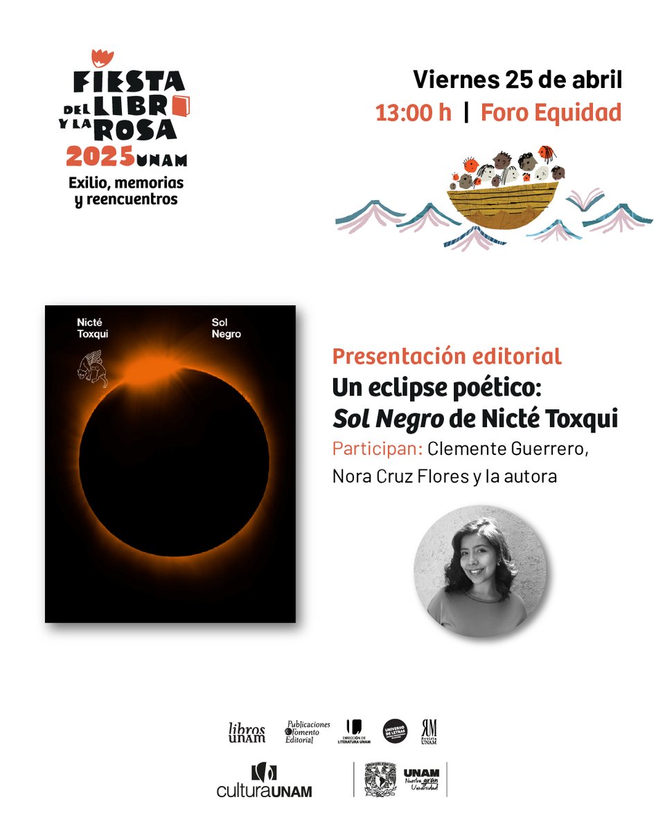 librosunam's tweet photo. ✨ ¡Aparta las fechas de la #FiestaLibroyRosa! 📖🌹 Te fascinarán los nuevos títulos de las colecciones #ElAlaDelTigre, #BibliotecaDeChapulín, #HiloDeAracne, #PequeñosGrandesEnsayos y muchas más. 🤩 

@nict_toxqui @Lidia_Iveth @espejodetierra @destino_andrea @SocorroVenegas @gkleinburg