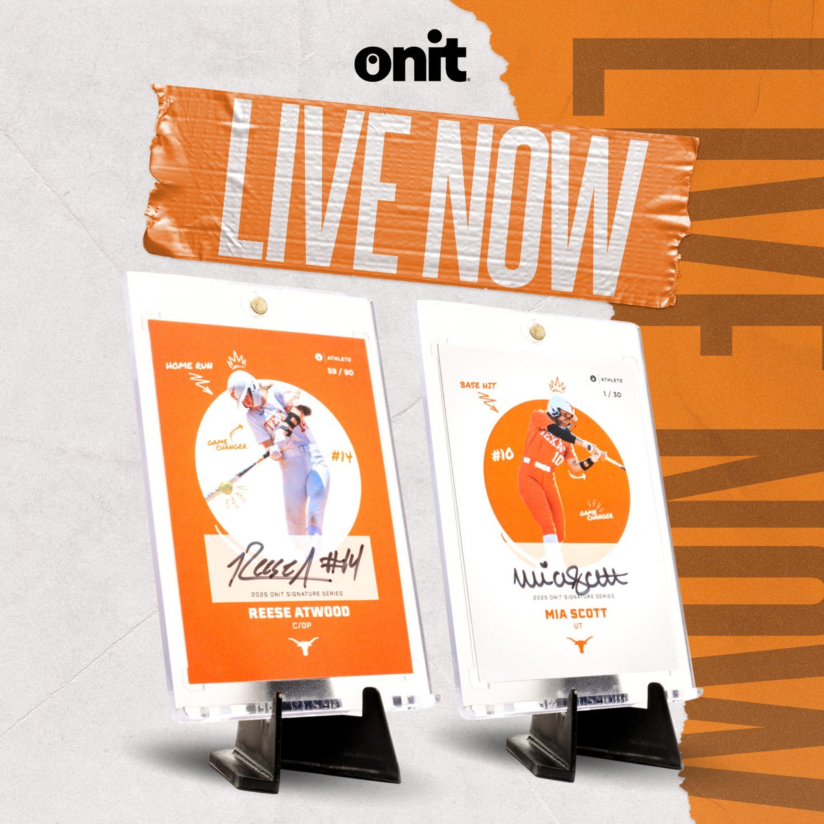 ONIT Athlete (@onitathlete) on Twitter photo The BEST in the nation just dropped 🔥🇺🇸 Texas Softball Trading Cards are LIVE! Collect greatness from the #1 team NOW! 🥎🐂 #HookEm
<a href="/miakscottt/">mia;)</a> <a href="/atwood_reese/">Reese Atwood</a> <a href="/TexasSoftball/">Texas Softball</a> The BEST in the nation just dropped 🔥🇺🇸 Texas Softball Trading Cards are LIVE! Collect greatness from the #1 team NOW! 🥎🐂 #HookEm
<a href="/miakscottt/">mia;)</a> <a href="/atwood_reese/">Reese Atwood</a> <a href="/TexasSoftball/">Texas Softball</a>
