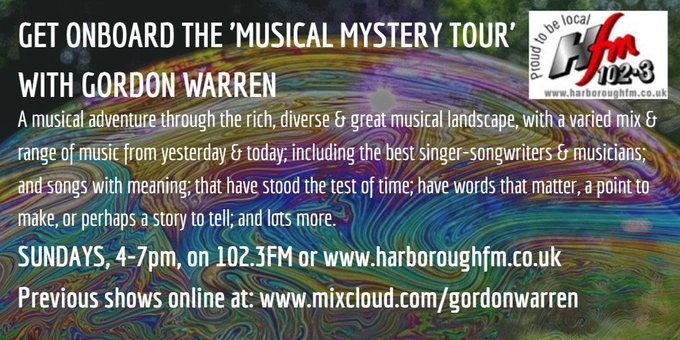 Gordon Warren (@gorrenuk) on Twitter photo SUNDAY (13April) 4-7pmUK on <a href="/WhatsonHFM/">WhatsonHFM</a> My 'MUSICAL MYSTERY TOUR' #RadioShow features <a href="/alicecooper/">Alice Cooper</a> #AliceCooper WITH <a href="/EllesBailey/">Elles Bailey</a> <a href="/FortyNineteens/">The Forty Nineteens</a> #XRaySpex <a href="/MylesKennedy/">Myles Kennedy</a> <a href="/JoeGrushecky/">Joe Grushecky</a> <a href="/tompetty/">Tom Petty</a> <a href="/ShemekiaBlues/">Shemekia Copeland</a> <a href="/DeaMatronaBand/">Dea Matrona</a> <a href="/misscherrylala/">Neneh Cherry</a> <a href="/NeilYoungNYA/">Neil Young Archives</a> #JulieCovington & More! SUNDAY (13April) 4-7pmUK on <a href="/WhatsonHFM/">WhatsonHFM</a> My 'MUSICAL MYSTERY TOUR' #RadioShow features <a href="/alicecooper/">Alice Cooper</a> #AliceCooper WITH <a href="/EllesBailey/">Elles Bailey</a> <a href="/FortyNineteens/">The Forty Nineteens</a> #XRaySpex <a href="/MylesKennedy/">Myles Kennedy</a> <a href="/JoeGrushecky/">Joe Grushecky</a> <a href="/tompetty/">Tom Petty</a> <a href="/ShemekiaBlues/">Shemekia Copeland</a> <a href="/DeaMatronaBand/">Dea Matrona</a> <a href="/misscherrylala/">Neneh Cherry</a> <a href="/NeilYoungNYA/">Neil Young Archives</a> #JulieCovington & More!