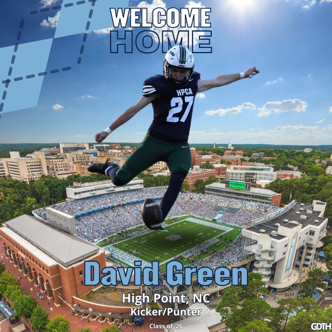 Special Teams wins games!!

Go follow <a href="/David12Green27/">DavidGreenKicking</a> and welcome him to the Carolina Family! 🏈🐏