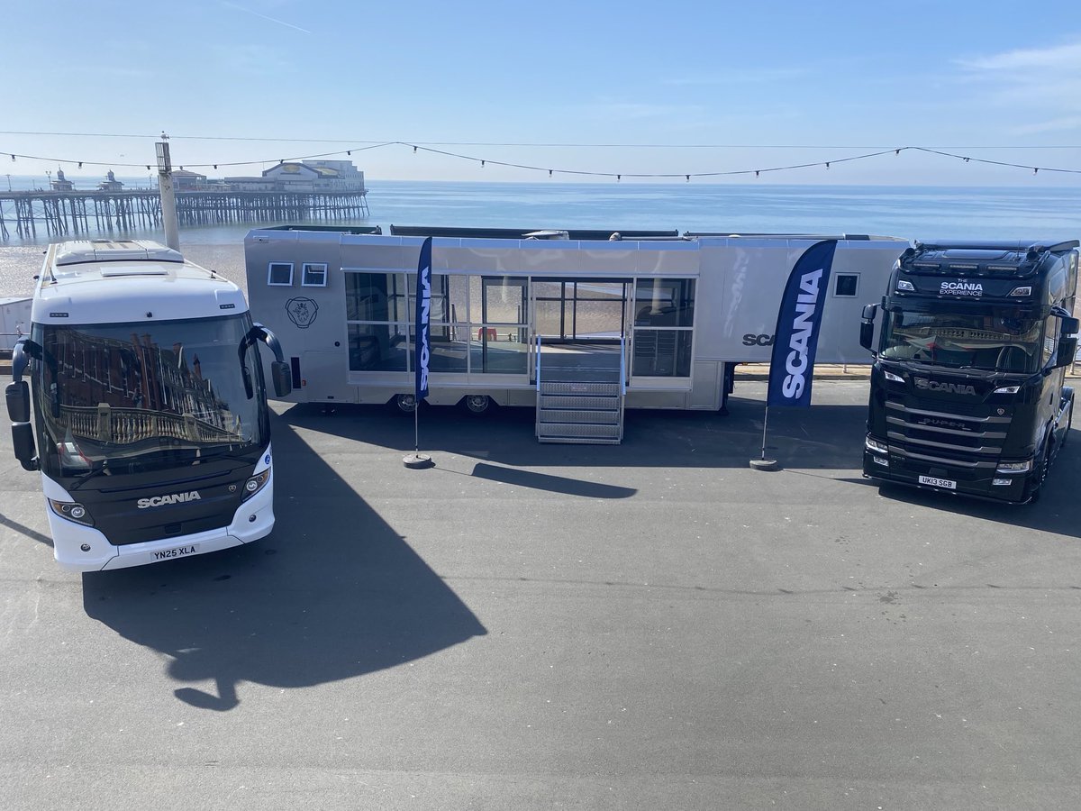 We’re Blackpool Rally Ready, come and see us on the fantastic ⁦<a href="/ScaniaUK/">Scania UK</a>⁩ show trailer for a cuppa or even something a little stronger, don’t forget to put in your factor 50 it’s going to be a hot one