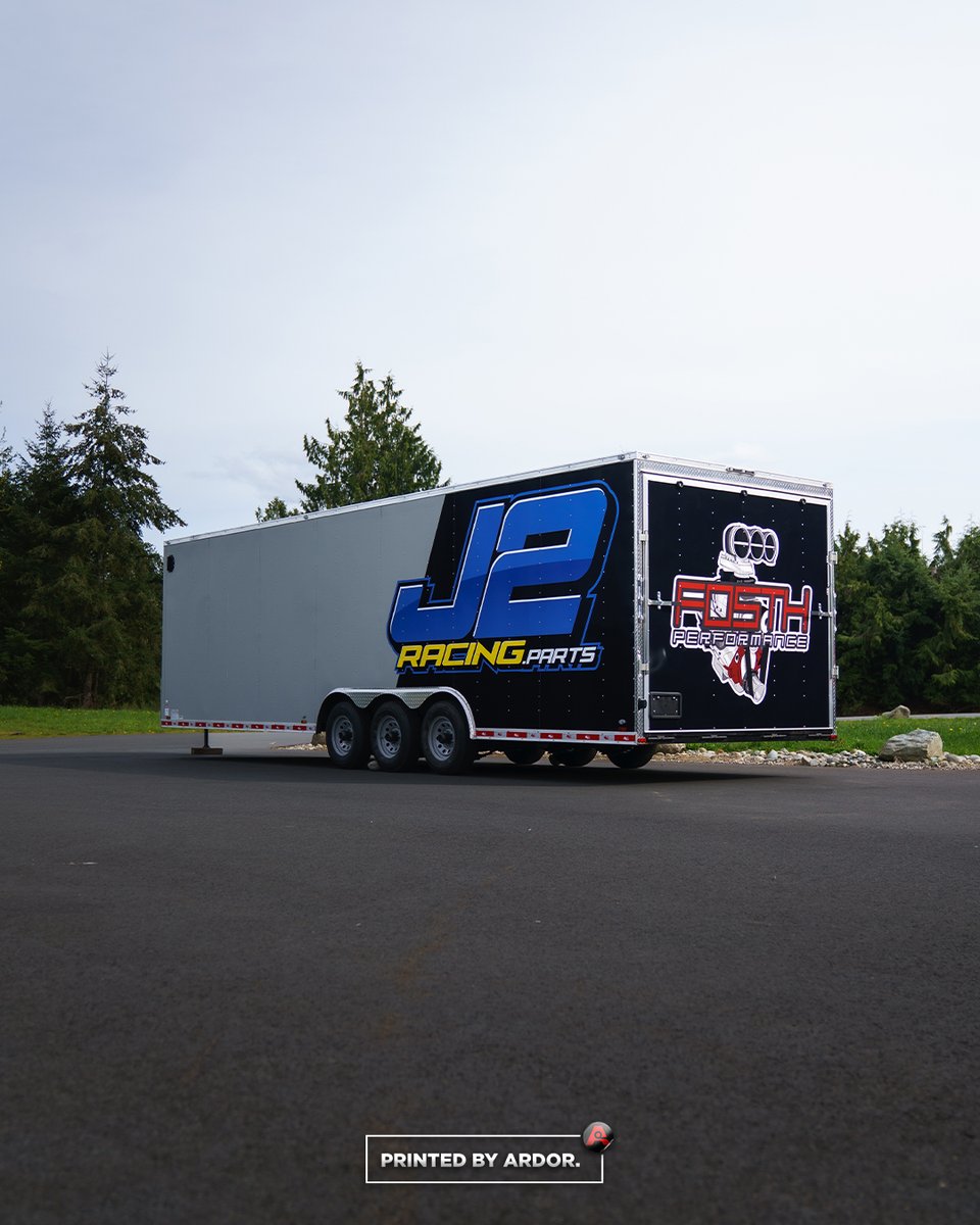 ARDORprinting's tweet image. We just finished up this awesome project with @j2racing.parts &amp;amp; @fosthperformance on their new custom trailer graphics! 
-
Let’s turn your trailer into something unforgettable together!
-
#trailer #trailers #trailerwraps #vinylwraps #vinylwrapping #layednotsprayed #paintisdead