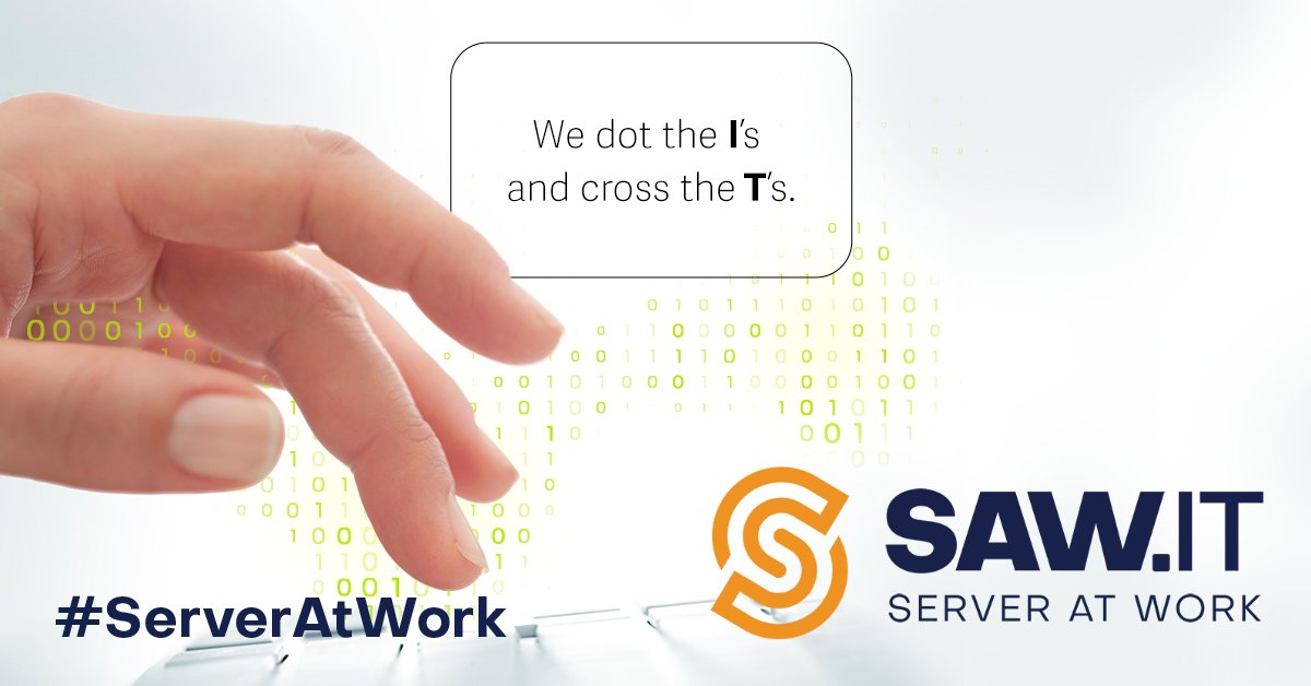 ServerAtWork's tweet image. 🔍 In IT, details matter. Even the smallest oversight can lead to big problems. That's why partnering with an expert who dots the I's and crosses the T's is crucial. Ensure you have a meticulous IT partner by your side. 💻✨

#ExternalIT #ITServiceProvider #ServerAtWork