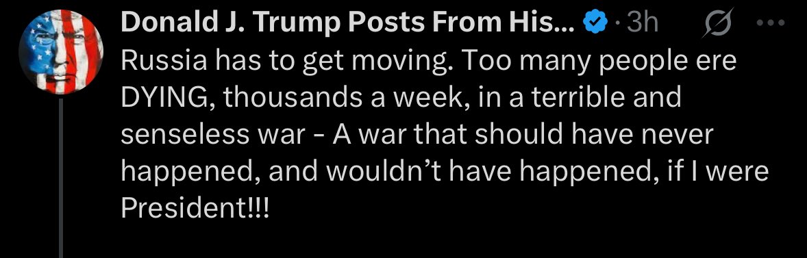 AesPolitics1's tweet photo. Dude. You. Are. President..

And you are failing miserably. https://t.co/bK9EFpmcaf