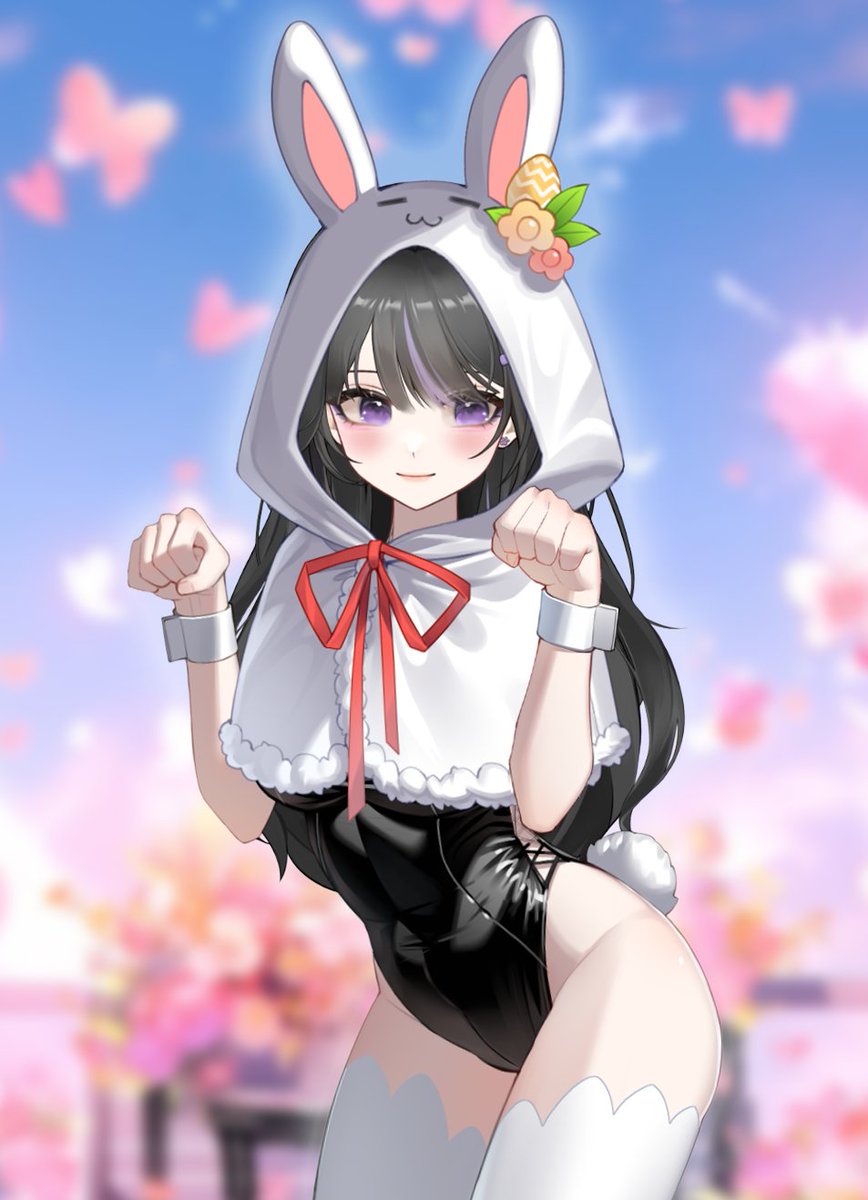 IamKyoki's tweet photo. Gave her a cute cloak for Easter🐰
Hope you like it💖#Vtuberasset https://t.co/Od347tXGRZ
