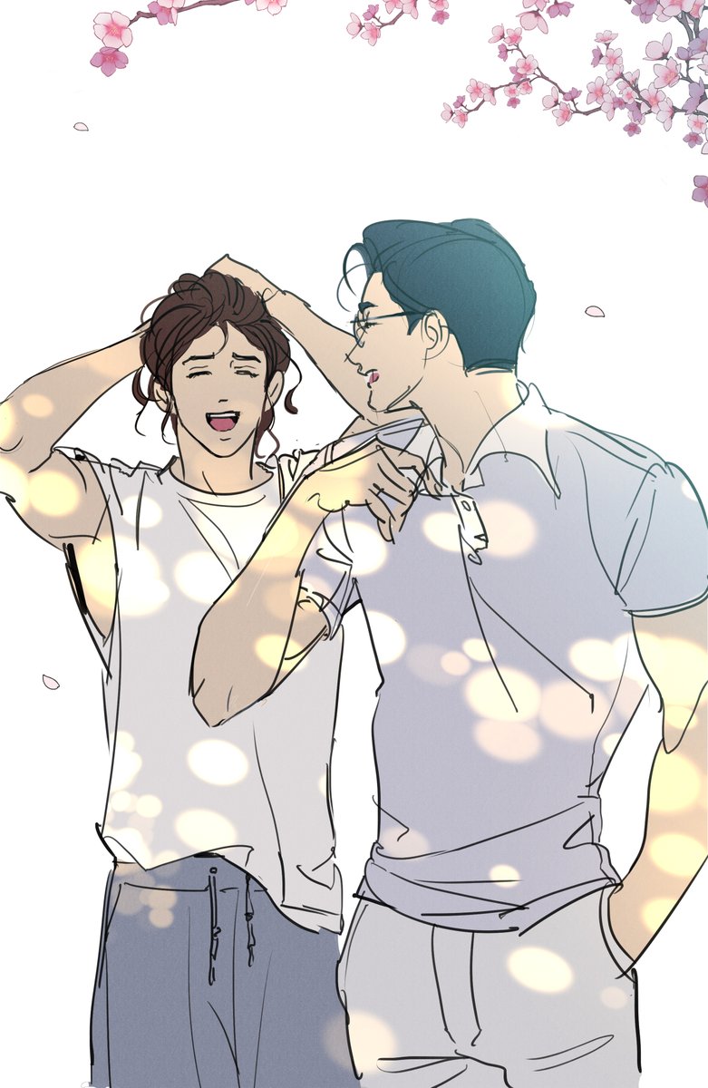 촬영하는 동안 친해진 지화와 인헌