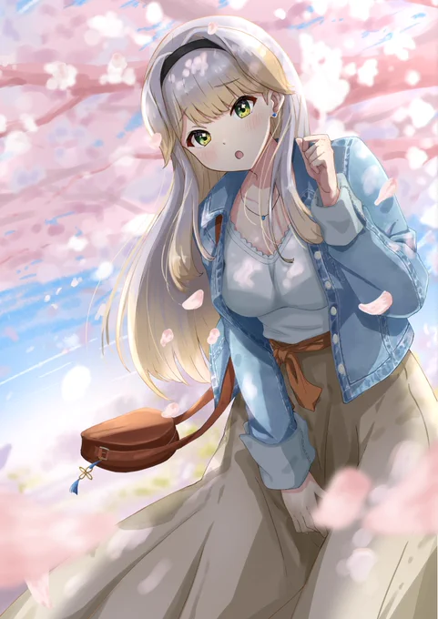 非番警官 「あの...なにかお困りごとですか?」 #栞葉書