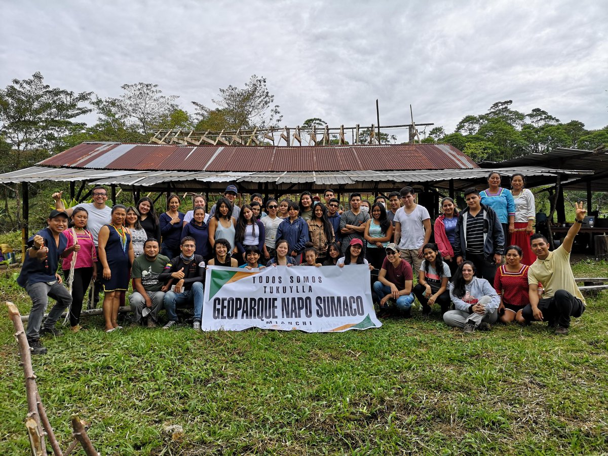 UNESCOQuito's tweet photo. Nuevo Geoparque Mundial de la UNESCO Napo Sumaco. Ubicado en la Amazonia ecuatoriana, abarca 170 millones de años de historia geológica y es epicentro de biodiversidad con de 6.000 especies vegetales y fauna única. https://t.co/tn2SRxcE6L