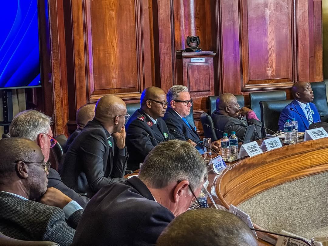 BertPretorius's tweet photo. As the SACC we were at the Union Buildings today to meet with President @CyrilRamaphosa joined by Vice President Paul Mashatile and various cabinet ministers to discuss issues of national importance amongst others corruption, crime, national healing and reconciliation, unity, accountability, vision and legacy for the future.