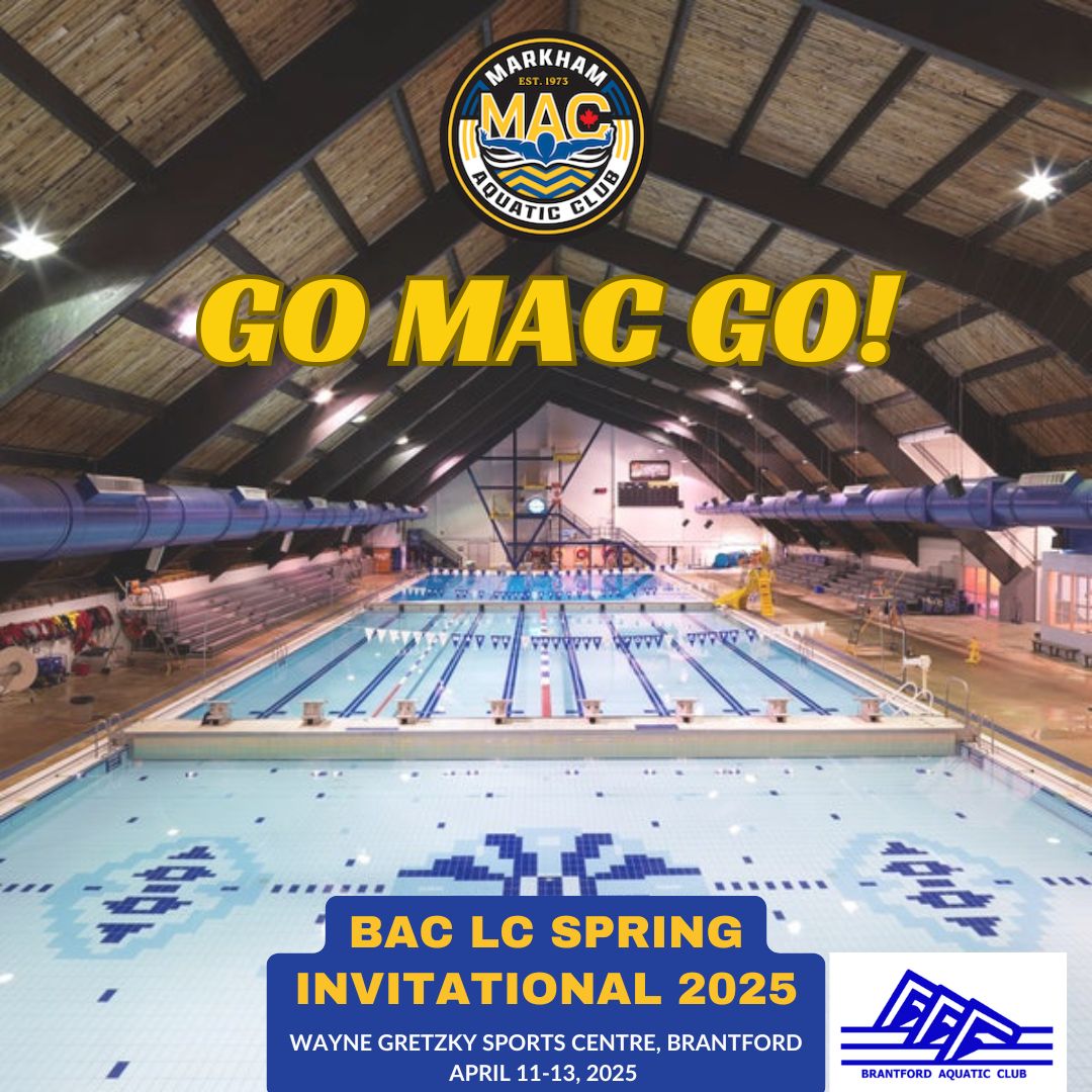 macswimclub's tweet image. Wishing our youngest competitive swimmers good luck and tons of fun as they compete in the 2025 BAC LC Spring Invitational this weekend! Go MAC Go! 🔥🏊‍♂️💪 #gomacgo #fastweekend Thank you to the officials and volunteers for hosting this competition! @brantfordaquaticclub ❤️