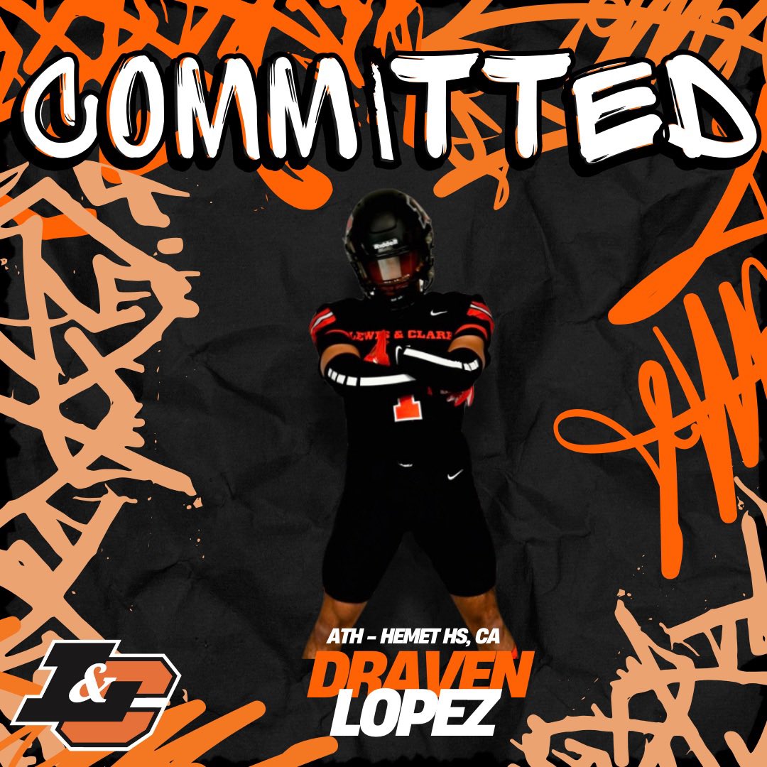Draven Lopez (@draven_lopez6) on Twitter photo After careful consideration I have decided to continue my academic and athletic career at Lewis and Clark college! Big thanks to <a href="/coachbelliott/">Brett Elliott</a> and <a href="/Coach_DanFields/">Coach Daniel Fields</a> for this opportunity. Thank you to all of the people and coaches in my life who have helped me get to this point! After careful consideration I have decided to continue my academic and athletic career at Lewis and Clark college! Big thanks to <a href="/coachbelliott/">Brett Elliott</a> and <a href="/Coach_DanFields/">Coach Daniel Fields</a> for this opportunity. Thank you to all of the people and coaches in my life who have helped me get to this point!