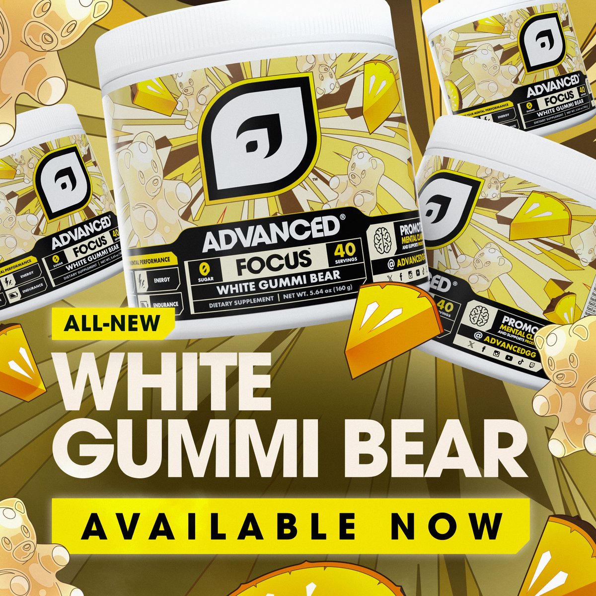 Here comes White Gummi Bear 🐻 

Cute? Maybe. Delicious? Definitely.

Get it now! 👇
bit.ly/4lJBamj