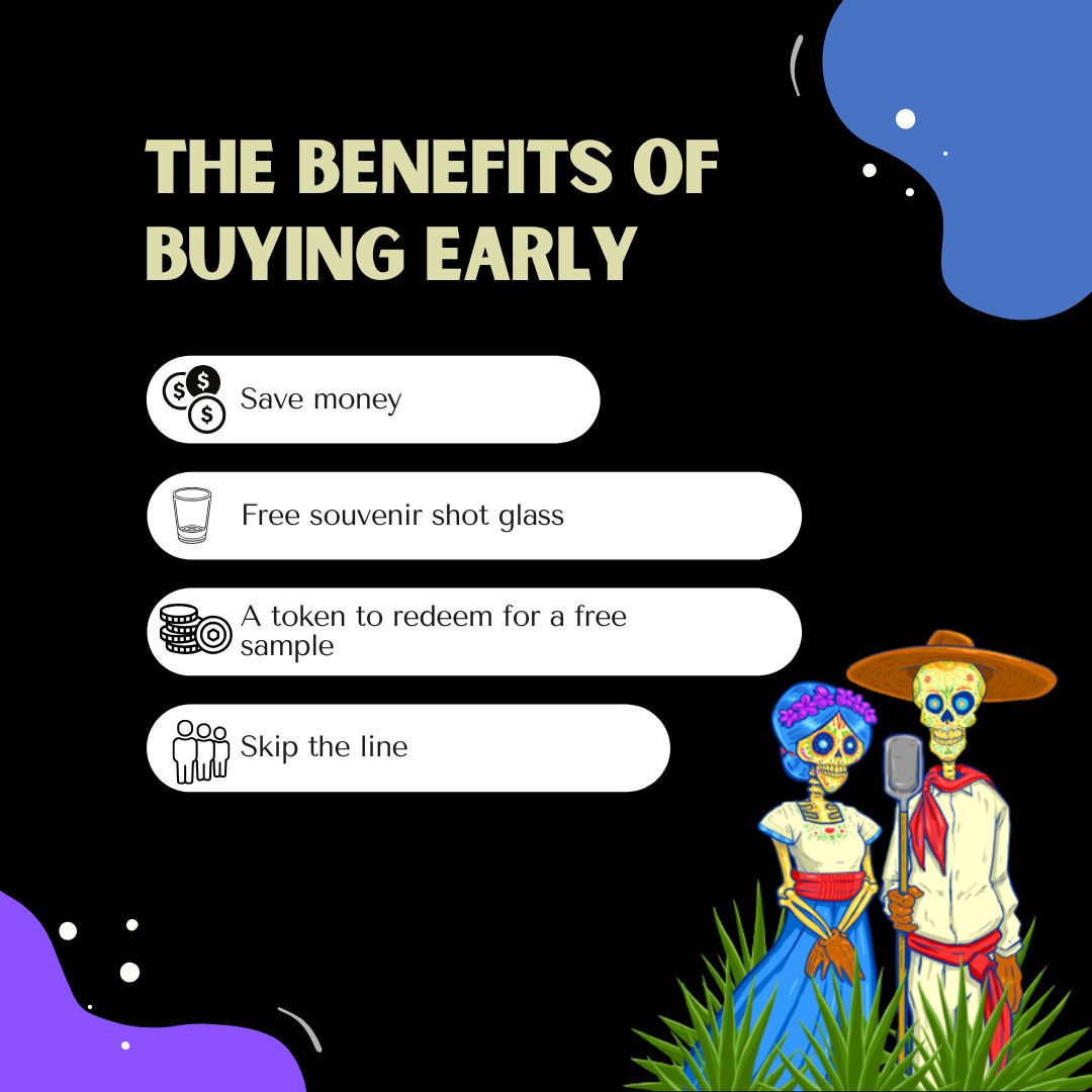 Save money, skip the line, and stock up on swag when you buy your Tequila Expo tickets early: tickets.tdstation.com