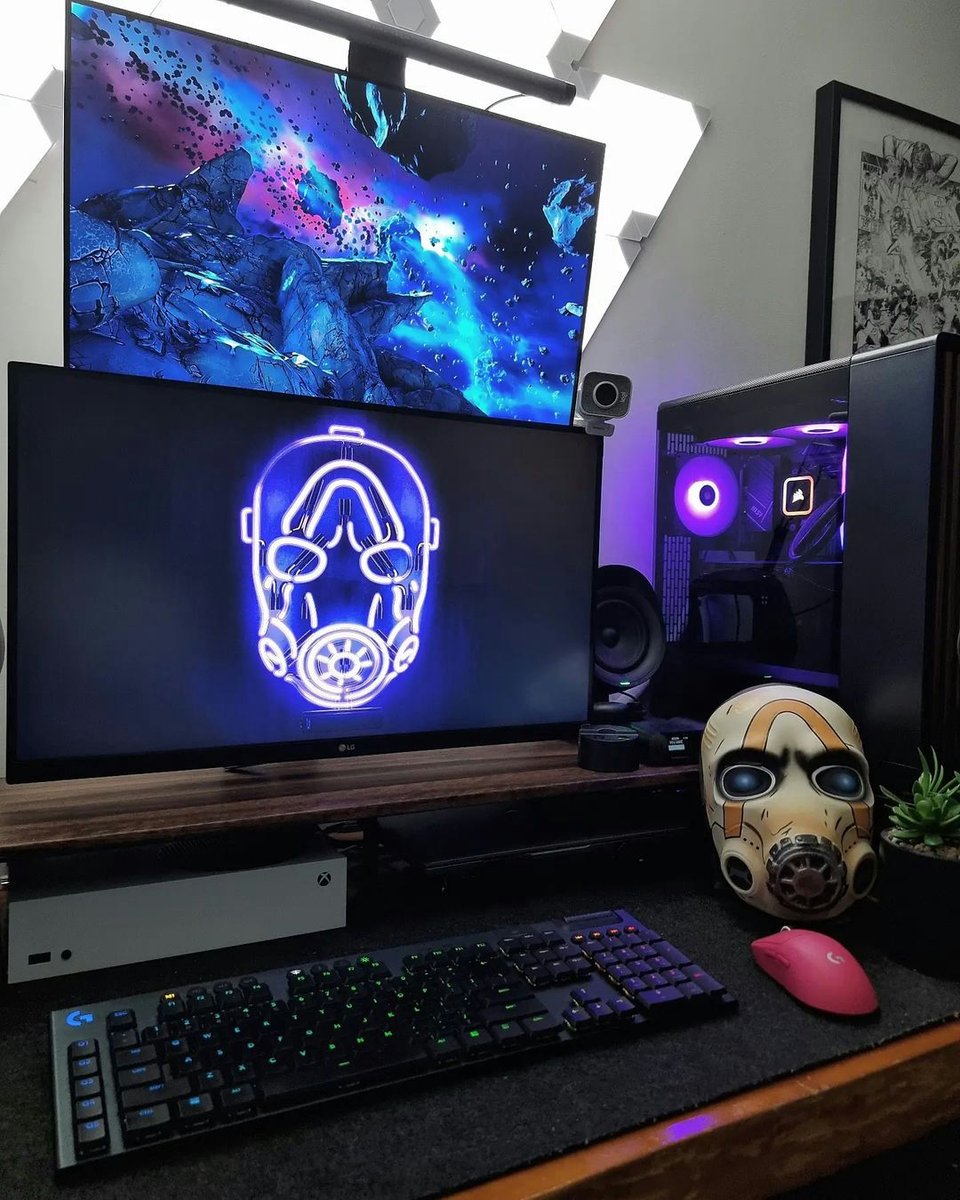 LogitechG's tweet photo. Is your gaming space themed around your favorite game?

📸: GamingWithBrasko (IG) https://t.co/J6wuIoI51Z